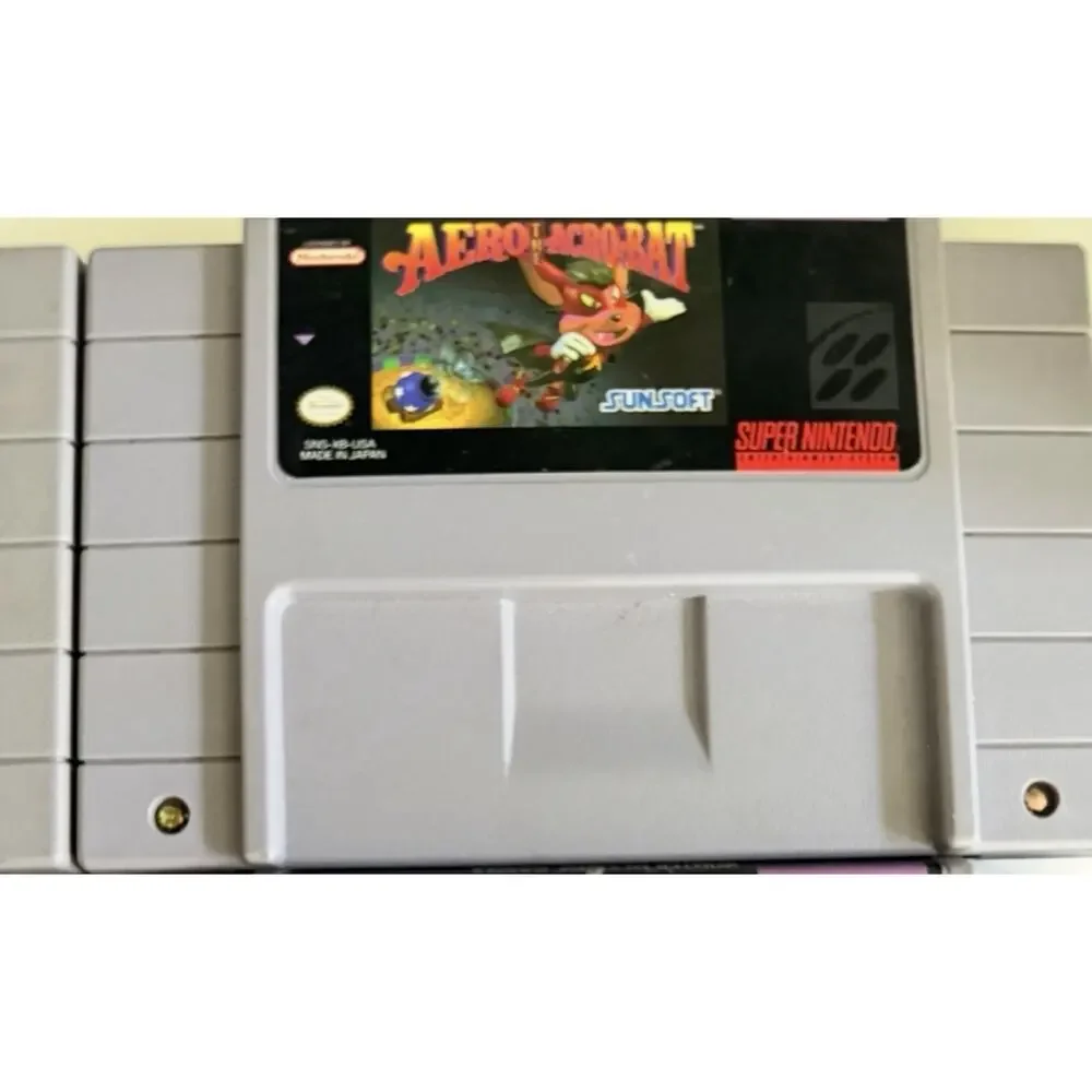 SUPER NINTENDO LOT MORTAL KOMBAT HOLE IN 1 GOLF WINTER OLYMPICS AERO ACROBAT